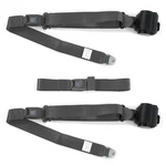 Ford Maverick 1971-1977 Standard 3PT Charcoal Retractable Bench Seat Belt Kit. Fixed Price $275.50.