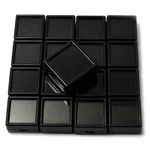 240 Pcs 3 Cm Black Display Plastic Box Storage For Gems / Diamonds. Fixed Price $55.00.
