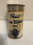 1940'S Pabst Blue Ribbon Beer Pbr 12OZ. Flat Top Can. Milwaukee, Wisconsin. Fixed Price $42.00.