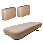 E-z-go Marathon Golf Cart Seat Back And Bottom Tan Cushion Set Fits 1971-94 Gas. Fixed Price $414.95.