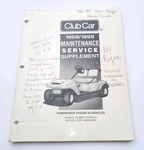 Club Car 1998 1999 Maintenance Service Manual Powerdrive 48 Original 101968404. Fixed Price $29.99.