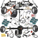 4WD Go Kart Kit Front Rear Axle 72V 1500 Differential Motor Electric Vehicles. Fixed Price $68.99.