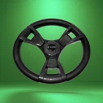 Model M13F Carbon Fiber Golf Steering Wheel Fit Club Ds. Fixed Price $48.87.