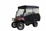 Red Dot White Vinyl Golf Cart Enclosure Evolution Forester 4 & Classic. Fixed Price $993.99.