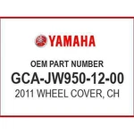 Yamaha 2011 Wheel Cover, Chrome GCA-JW950-12-00 Oem New. Fixed Price $12.99.
