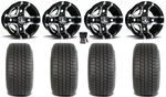 Fairway Alloys Prestige 10" Golf Wheels Machined Deli 205X50-10 Tires Yamaha. Fixed Price $467.64.