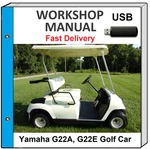 Yamaha G22A G22E Golf Car 2003 - 2007 Service Repair Shop Manual Usb. Fixed Price $23.99.