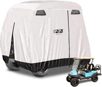2-4 Passenger Golf Cart Cover For Yamaha Ezgo Club -silver Enclosure. Fixed Price $41.39.