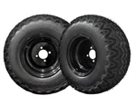 Set Of 4 Golf Cart Tires On Black Steel Wheels Free Shipping 22X11X10. Fixed Price $489.00.