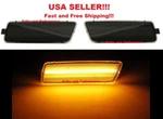 Smoked Lens Led Front Side Markers For 2006 - 2009 Volkswagen Golf Gti Jetta Vw. Fixed Price $28.99.