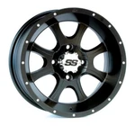Itp 1228286536B Atv Golf Cart Wheel, Black, 12X7, 2+5 Offset, 4/4. Fixed Price $90.00.