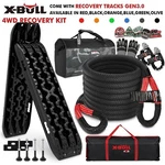 X-bull 4WD Recovery Kit Kinetic Rope Soft Shackles Tracks 2PCS Car 4X4. Fixed Price $169.90.
