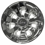 8" Chrome Driver Golf Cart Hub Caps - Each. Fixed Price $17.99.