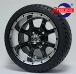 Golf Cart 12" Ghost Wheels And 215/35-12 Dot Low Profile Tires (set 4). Fixed Price $509.00.