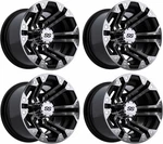 Gtw Specter 10 Inch Machined/black Aluminum Golf Cart Wheel 3:4 Offset. Fixed Price $254.95.
