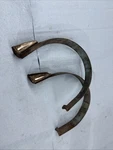 1980 Yamaha Vintage G1 Two Stroke Golf Cart Exhaust Muffler, Mounting Brackets. Fixed Price $44.50.