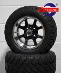 Golf Cart 12" Ghost Wheels/rims And 20" Stinger All Terrain Dot Tires. Fixed Price $549.00.