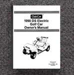 1990 Owners Instruction Maintenance Manual Club Ds Electric Golf Cart 5438. Fixed Price $19.97.
