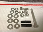 Harley CP-1038 Gas Fuel Tank Mounting Kit Flh Ul Cad Plated Panhead 36-75. Fixed Price $20.95.