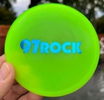97 Rock Radio Station Pdga (decades Old) Mini Disc Golf Innova Ontario #622. Fixed Price $45.00.