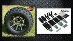Yamaha G2/G9 Electric/gas Golf Cart 4" Lift Kit + 10" Wheels And 20" At Tires. Fixed Price $559.00.