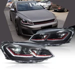 Pair Vland Led Dual Beam Projector Headlights For Vw Golf MK7.5 2017-2022. Fixed Price $399.99.