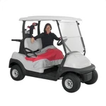 Golf Cart Bench Seat Cover Pink & Gray Blanket E-z-go, Club Car, Yamaha Others. Fixed Price $32.00.