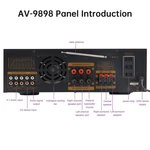 3000W Stereo Hifi Power Amplifier 5.1CHANNEL Subwoofer Bluetooth Audio. Fixed Price $119.74.