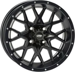 Itp Hurricane Wheel - 14X7 2+5 Offset 4/4 Matte Black Atv/utv Snowmobile. Fixed Price $137.35.