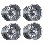 Golf Cart Gtw Medusa 10 Inch Machined And Silver Wheels With 3:4 Offset. Fixed Price $234.95.