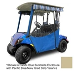 Chameleon Enclosure With Linen Sunbrella Fabric Yamaha DRIVE2 2017-UP Golf Cart. Fixed Price $604.48.