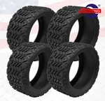 Steeleng Golf Cart 18"X8.5"-12" Dot All-terrain Tires Fit Wheels Set Of 4. Fixed Price $279.00.