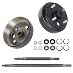 Rear Axle And Brake Hub Drum Assembly Kit 20377-G11 20377-G12 For Ezgo 1982-UP. Fixed Price $136.44.