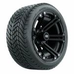 Set Of Gtw 14" Specter Matte Black Wheels On 225/30-14 Mamba Street Tires. Fixed Price $688.99.