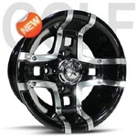 Set Of (4) Fairway Alloys 10 X 7 Prestige FA123 Golf Cart Rim Wheel - New. Fixed Price $364.00.