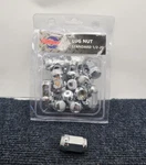 (qty 16) Steeleng LN0002: Standard Lug Nut-chrome 1/2-20. Fixed Price $19.99.