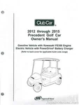 Club Precedent Golf Cart Owners Manual. Fixed Price $27.50.
