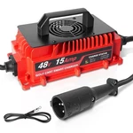 For Club Golf Cart 48 Volt 15 Amp Battery Charger 3 Pin Round. Fixed Price $119.99.