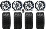 Fairway Alloys Rebel 14"GOLF Wheels Mh 22" Trail Fox A/t Tires Yamaha. Fixed Price $763.68.