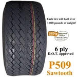 Golf Cart Tire 18X8.50-8 18X850-8 18/8.50-8 18/850-8 6PR Dot P509 1050 Lb Wt Cap. Fixed Price $54.37.