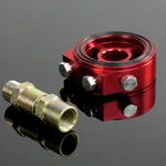 Fit For Car Sport Jdm Aluminum Oil/gauge Filter Sandwich Adapter Plate Kit Usa. Fixed Price $14.94.