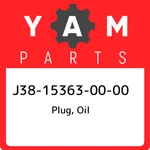 J38-15363-00-00 Yamaha Plug, Oil J38153630000, New Genuine Oem Part. Fixed Price $22.23.