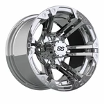 Gtw Specter Golf Cart Chrome 12X7 Wheel 4X4 Bolt 3:4 Offset (ET-.25) Each. Fixed Price $159.99.