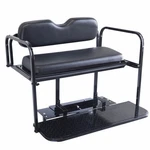 Yamaha DRIVE2 Golf Cart Rear Flip Seat Kit With Steel Frame Black 2017 And Up. Fixed Price $349.99.