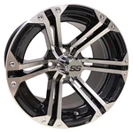 Wheel Rhox RX350, Machined W/ Black Center Cap, 14X7 ET-25; TIR-RX350. Fixed Price $146.30.