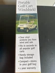 Classic Accessories Portable Golf Cart Windshield. Fixed Price $15.00.