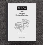 2008 Gas & Electric Golf Cart Service Parts Manual Fits Club Xrt 850 3013. Fixed Price $29.00.