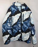 Nwt Club Room Mens Puffer Jacket Coat Large Blue Camo Performance Removable Hood. Fixed Price $39.99.