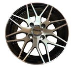 Rhox RX177 Machined Black Golf Cart Wheel - 13X6 Centered. Fixed Price $73.50.