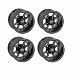 Golf Cart Gtw Storm Trooper 10 X 7 Glossy Black Wheel With 3:4 Offset. Fixed Price $254.95.